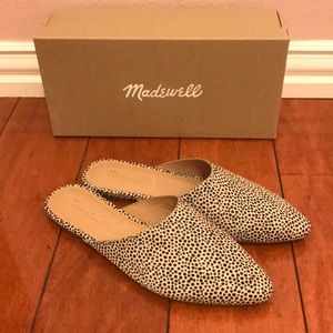 NEW Madewell Remi Leopard Calf Mule Sandals